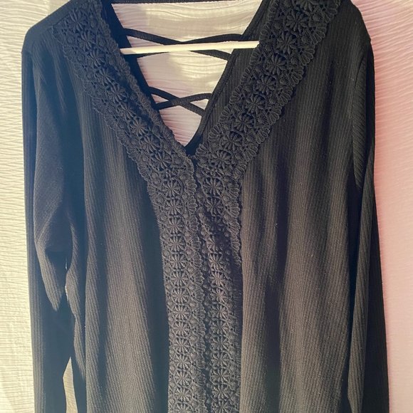 Maurices Tops - Maurices Black Sweater 2x